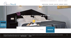 Desktop Screenshot of hotelnavas.com